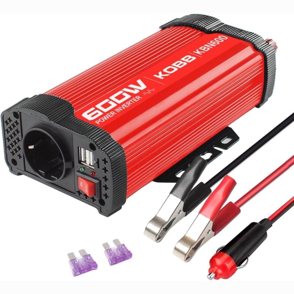 KOBB KBN600 12V/220V 600Watt Modifiye Sinüs Dönüştürücü İnvertör