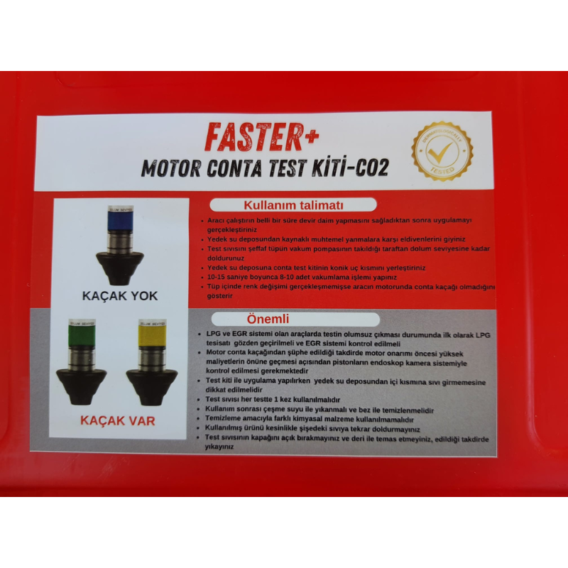 Conta Yanık Test Kiti Co2 (Profesyonel Würth Modeli)
