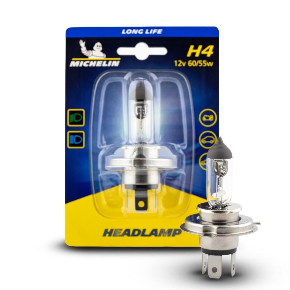 Michelin MC32248 12Volt 60/55Watt 1650 Lümen H4 Halojen Far