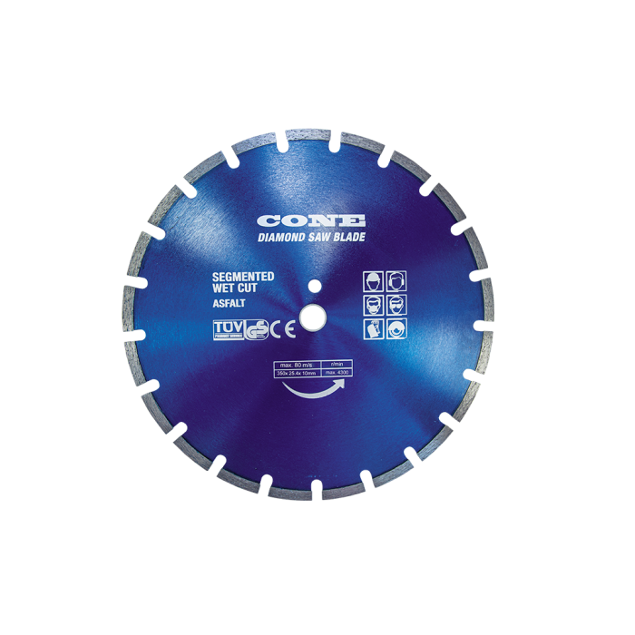 350 mm Asfalt İçin Elmas Daire Testere CNAS35