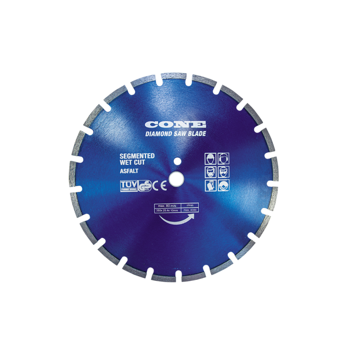 350 mm Asfalt İçin Elmas Daire Testere CNAS35