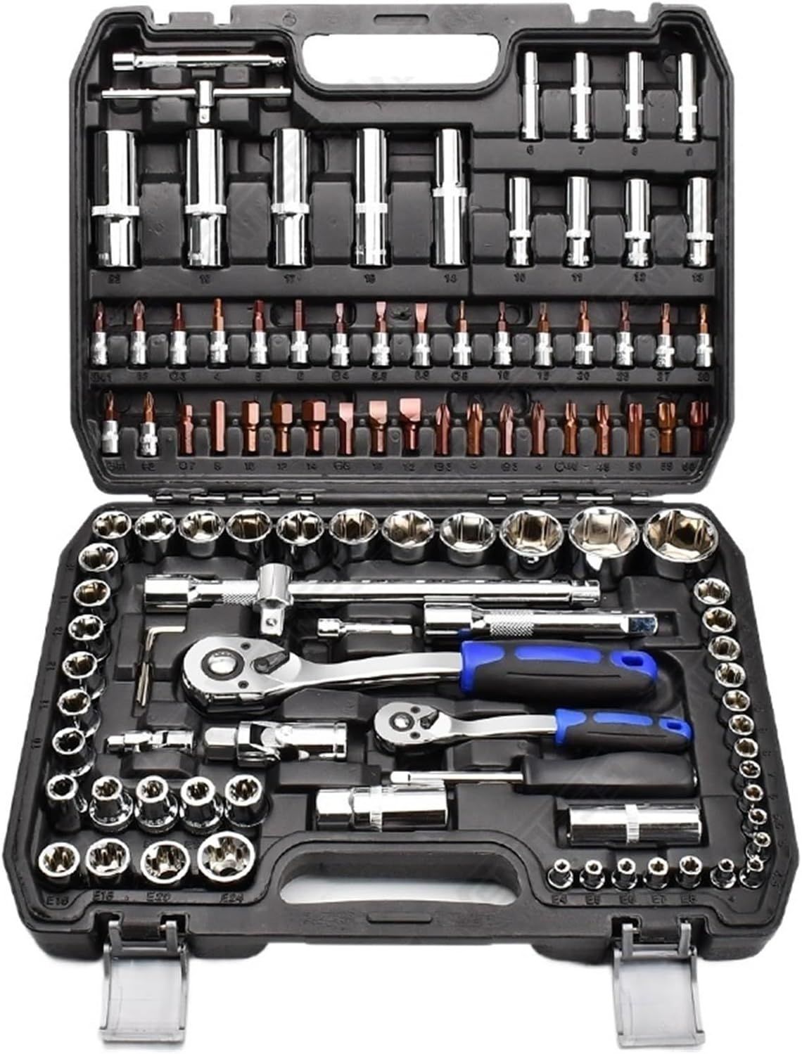 VIKTEC 1/4'' - 1/2'' Altı Köşe 108 Parça Lokma Anahtar Takımı YOFE108