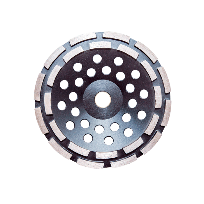 125 mm Çift Sıra Elmaslı Sıcak Dövme Çanak Yüzey Temizleme Beton, Mozaik, Mermer, Metal, Granit, Doğal Taş GEREYCS12