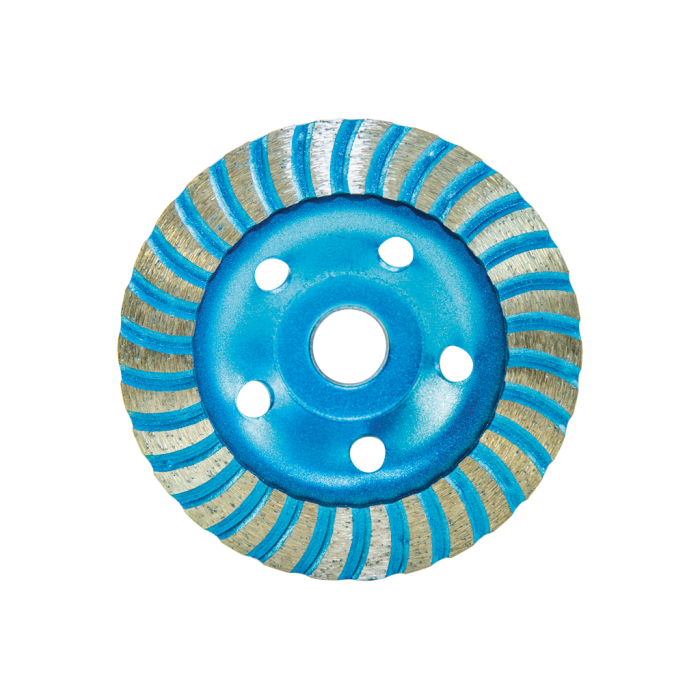 125 mm Kanallı Elmaslı Soğuk Pres Çanak Yüzey Temizleme Beton, Mozaik, Mermer, Metal, Granit, Doğal Taş CNEYDE12