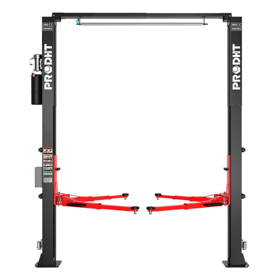 4 Ton Tam Otomatik Üstten Bağlantılı Hidrolik Lift Çift Sütunlu Oto Kaldırma Lifti