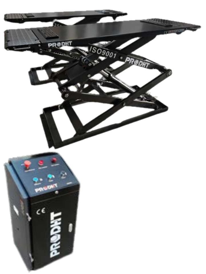 2 Metre Makaslı Hidrolik Oto Kaldırma Lifti 3.5 Ton Kapasiteli