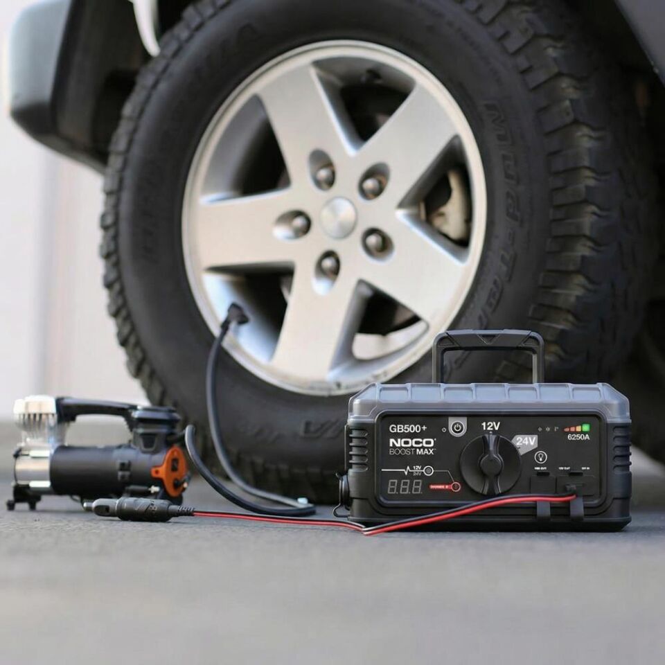 NOCO Genius GB500 12V/24V 6250Amp Ultrasafe Lityum Akü Takviye + Powerbank + Led Lamba