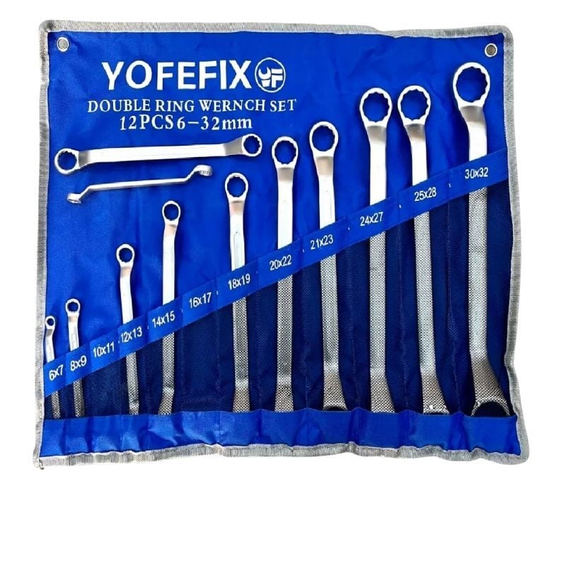 12 Parça 6-32 mm Yıldız Anahtar Takımı YF12632