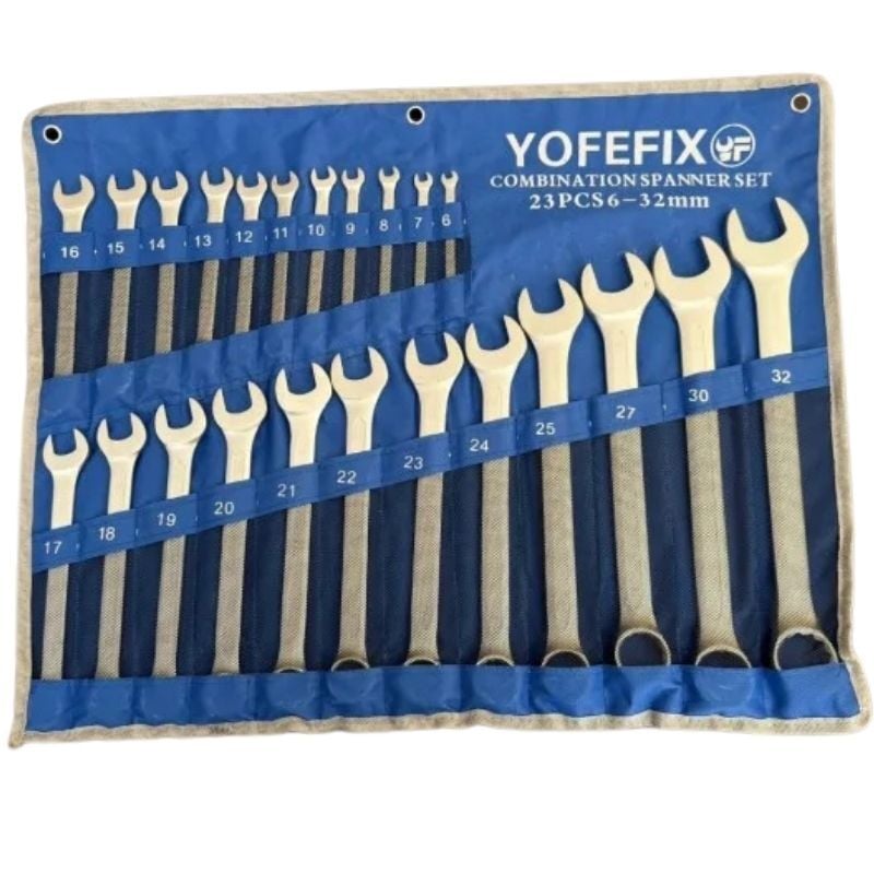 23 Parça 6-32 mm Kombine Anahtar Takımı YFK23632