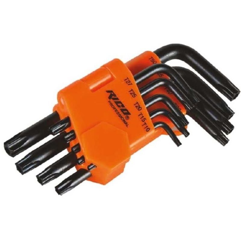 9 Parça Delikli Torx Allen Anahtar Kısa 013-RC9997