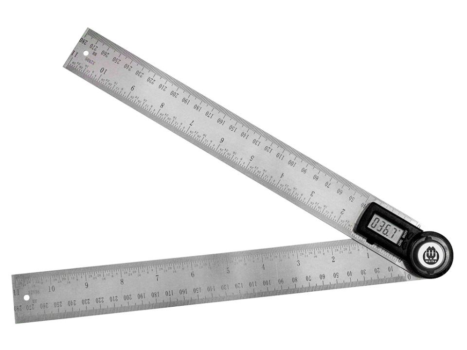 0-360 Derece Dijital Açı Ölçer 300mm 6104-300D
