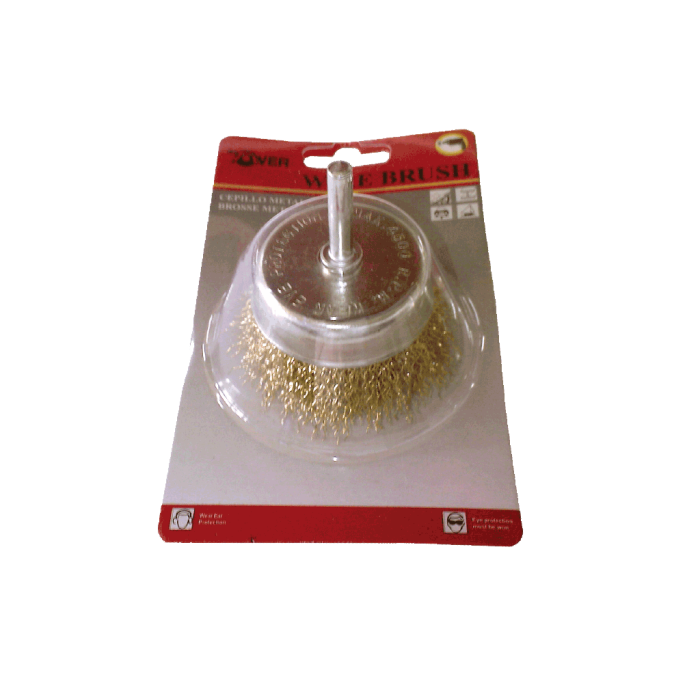 62 mm Pimli Çanak Tel Fırça T927162