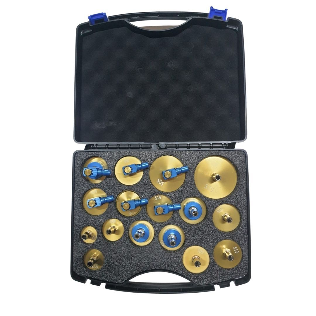 16 Parça Fren Hidrolik Yağ Değişim Cihazı Kapak Seti