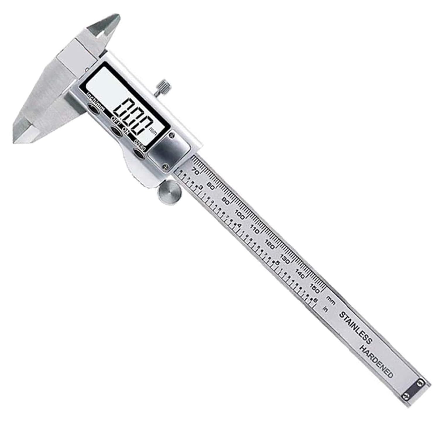 Dijital Paslanmaz Çelik Elektronik Hassas Kumpas (150 X 0,01mm) Plastik Kutulu