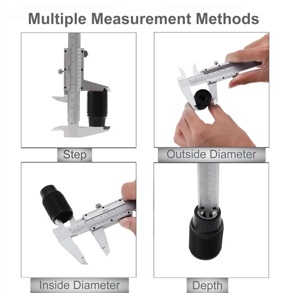 150 mm Mekanik Kumpas (0,02mm Hassasiyet ) Plastik Kutulu
