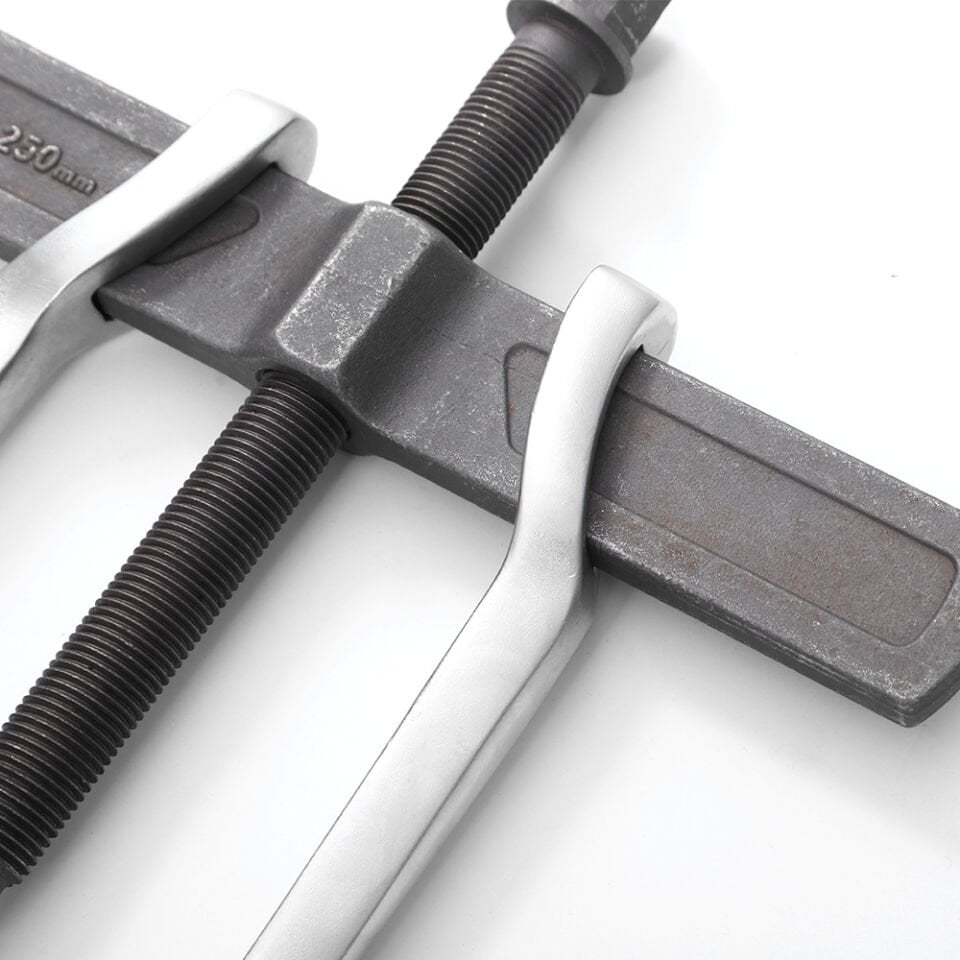 Raylı İki Ayaklı Rulman Çektirme 4 İnç 100 mm Dövme Çelik