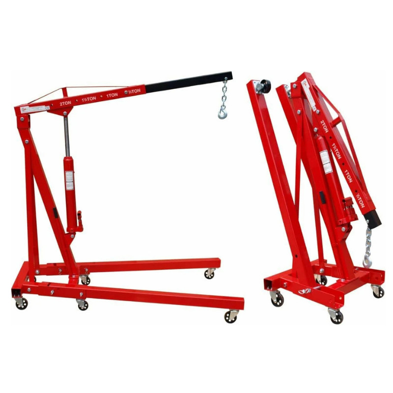 2 Ton Kaldırma Kapasiteli Katlanır Hidrolik Vinç