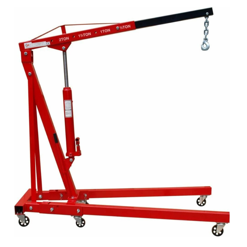 2 Ton Kaldırma Kapasiteli Katlanır Hidrolik Vinç