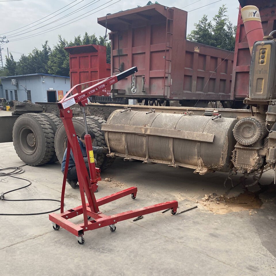 2 Ton Kaldırma Kapasiteli Katlanır Hidrolik Vinç
