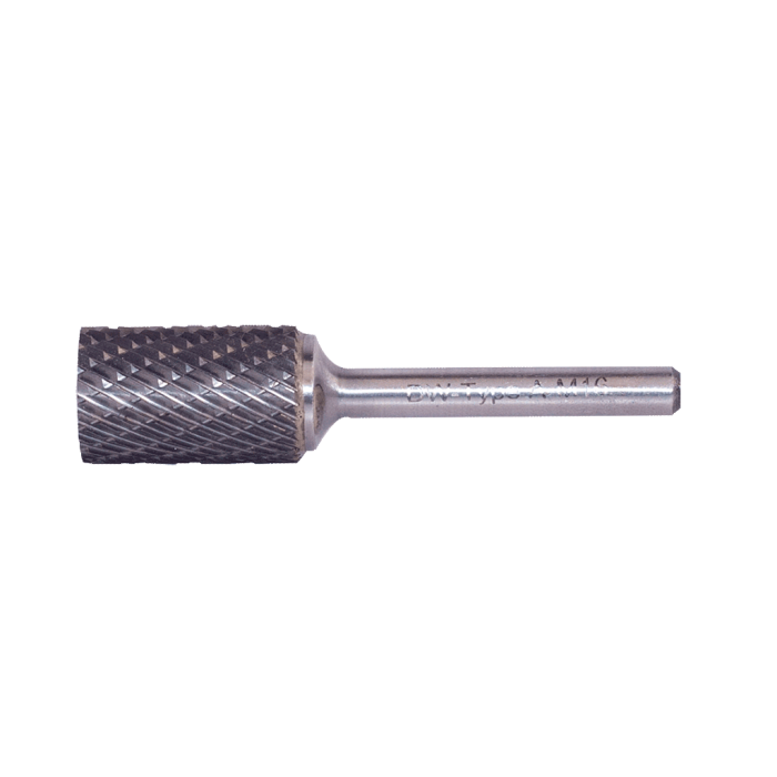 8 - 6 mm  A Tipi 6 mm Saplı Silindir Düz Karbür Kalıpçı Freze DWFA08
