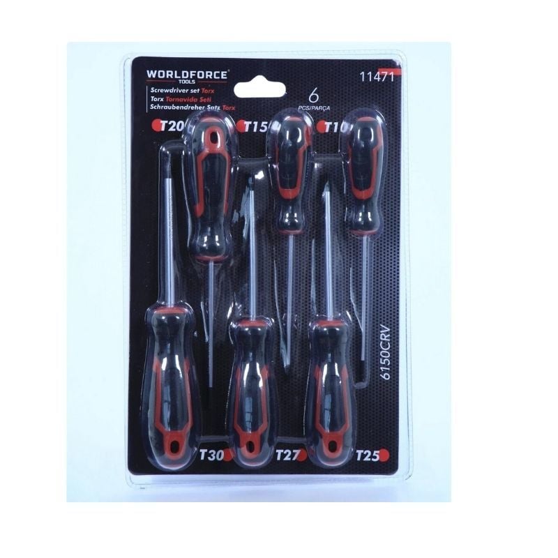 6 Parça Torx Tornavida Seti 6150 CRV 11471