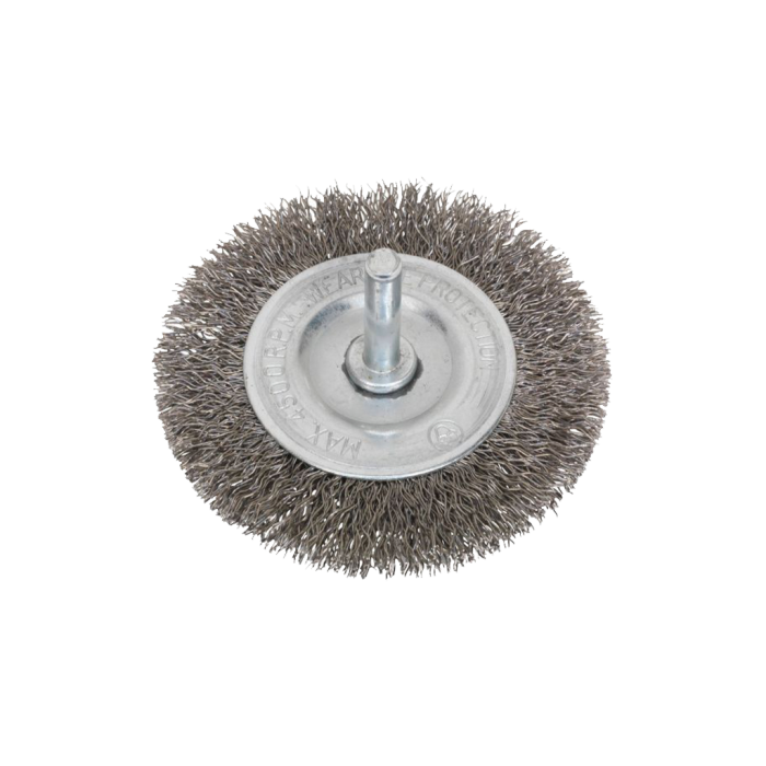 100 mm Gri Pimli Daire Tel Fırça T9272100G