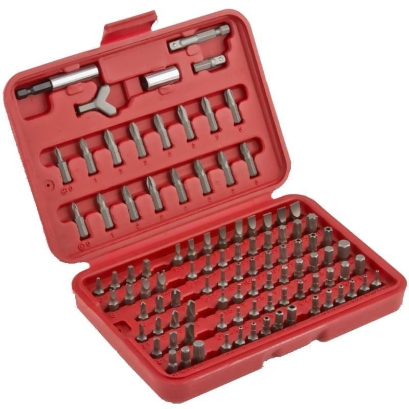 100 Parça Cr-V Bits Set NCSETH100