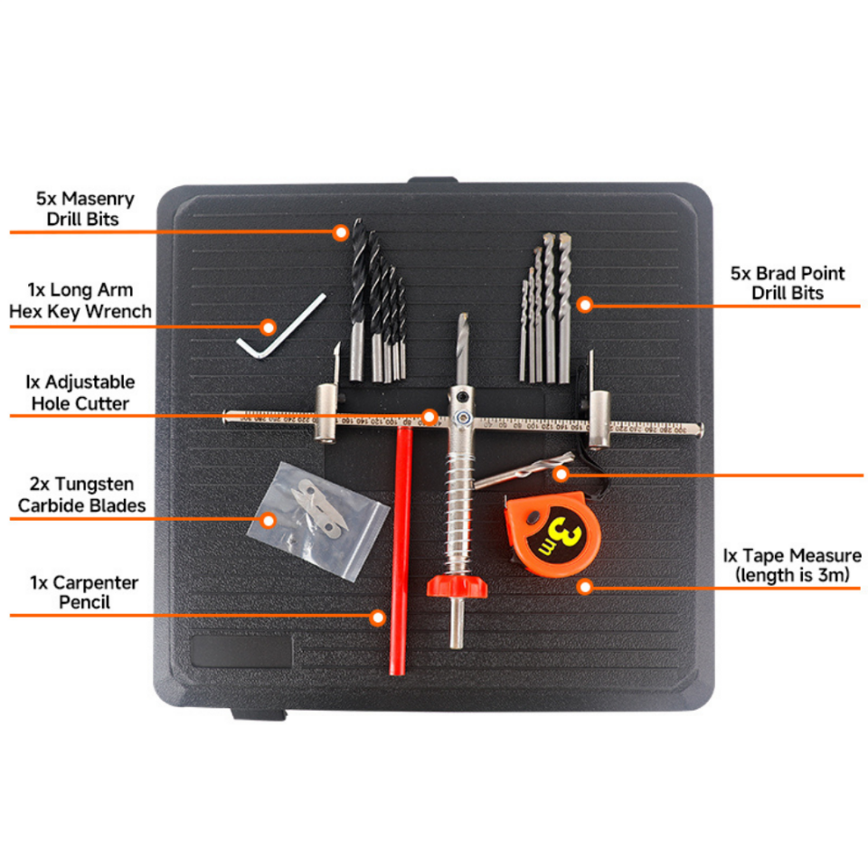 40 - 300 mm Vantuzlu Sds Ayarlı Panç Takımı