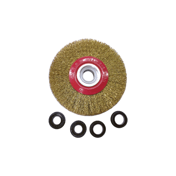 100 mm Saçaklı Daire Tel Fırça T9231100