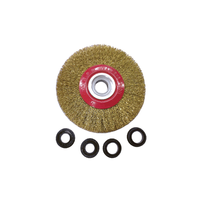 125 mm Saçaklı Daire Tel Fırça T9231125