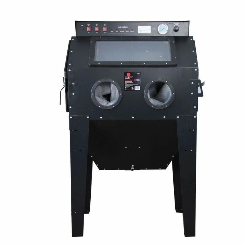 350 Litre Kabinli Kumlama Makinası (Vakum Motorlu)