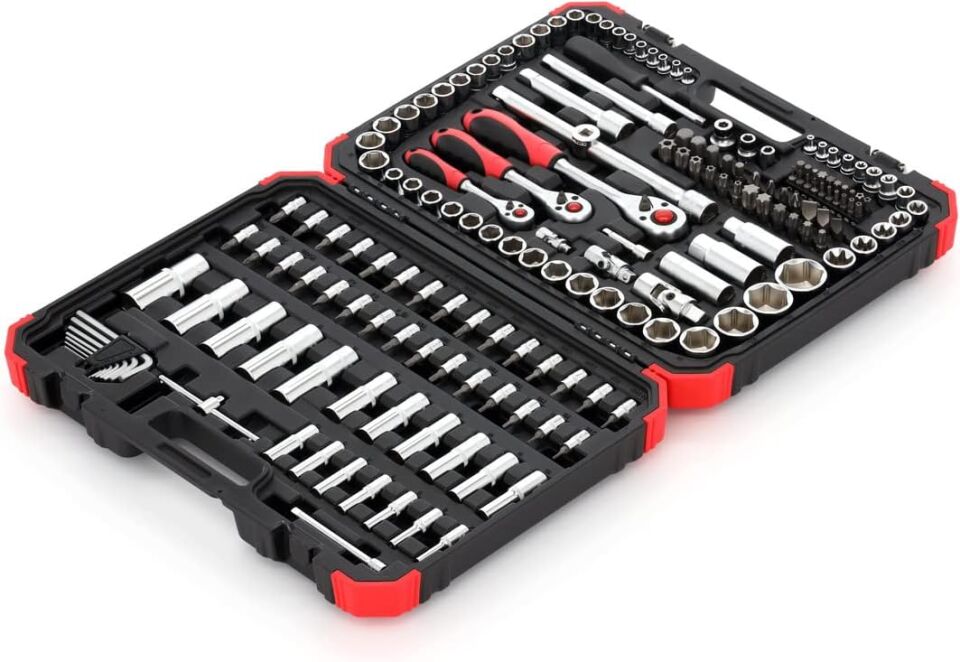 GEDORE 172 Parça 1/4 + 3/8 + 1/2 Profesyonel Lokma Takımı (Orjinal Alman Malı)