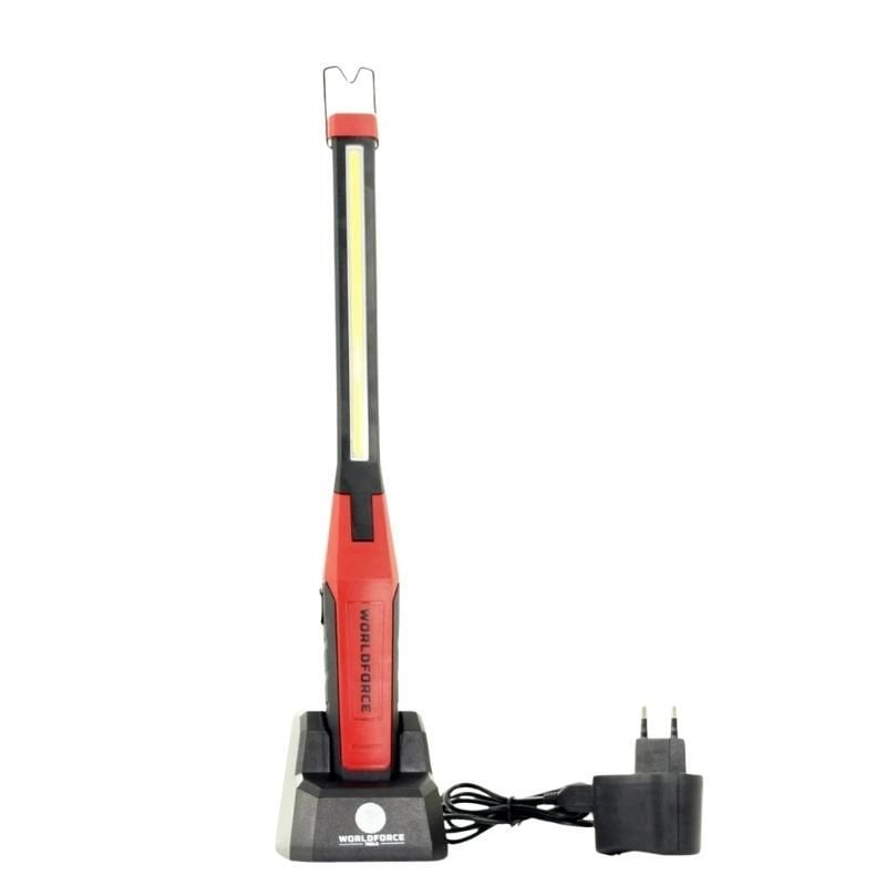 3.7 V 2600 mAh Şarjlı El Lambası COB Ledli İnce, Katlanır, Kısma Özellikli, Sehpalı 11065