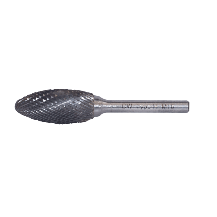 6 - 6 mm H Tipi 6 mm Saplı Kavisli Çam Karbür Kalıpçı Freze DWFH06