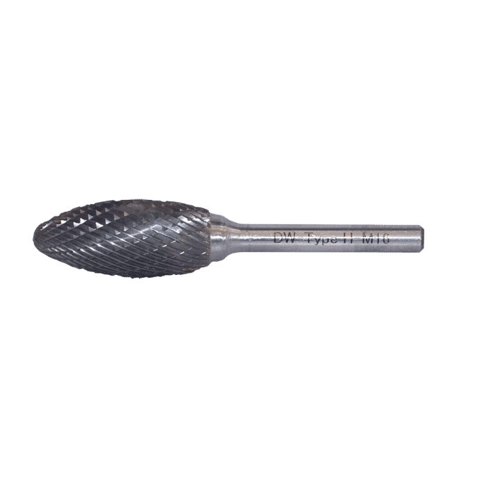 6 - 6 mm H Tipi 6 mm Saplı Kavisli Çam Karbür Kalıpçı Freze DWFH06