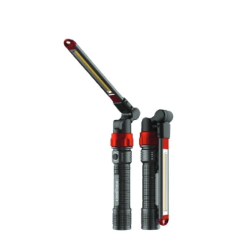 360 Derece COB Ledli 350 Lm 2200 mAh Katlanabilir Şarjlı El Lambası 11626
