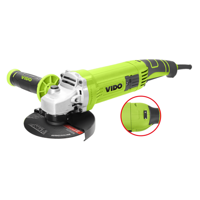 1200 W Elektrikli 125 mm Hız Ayarlı Taşlama WD010521200