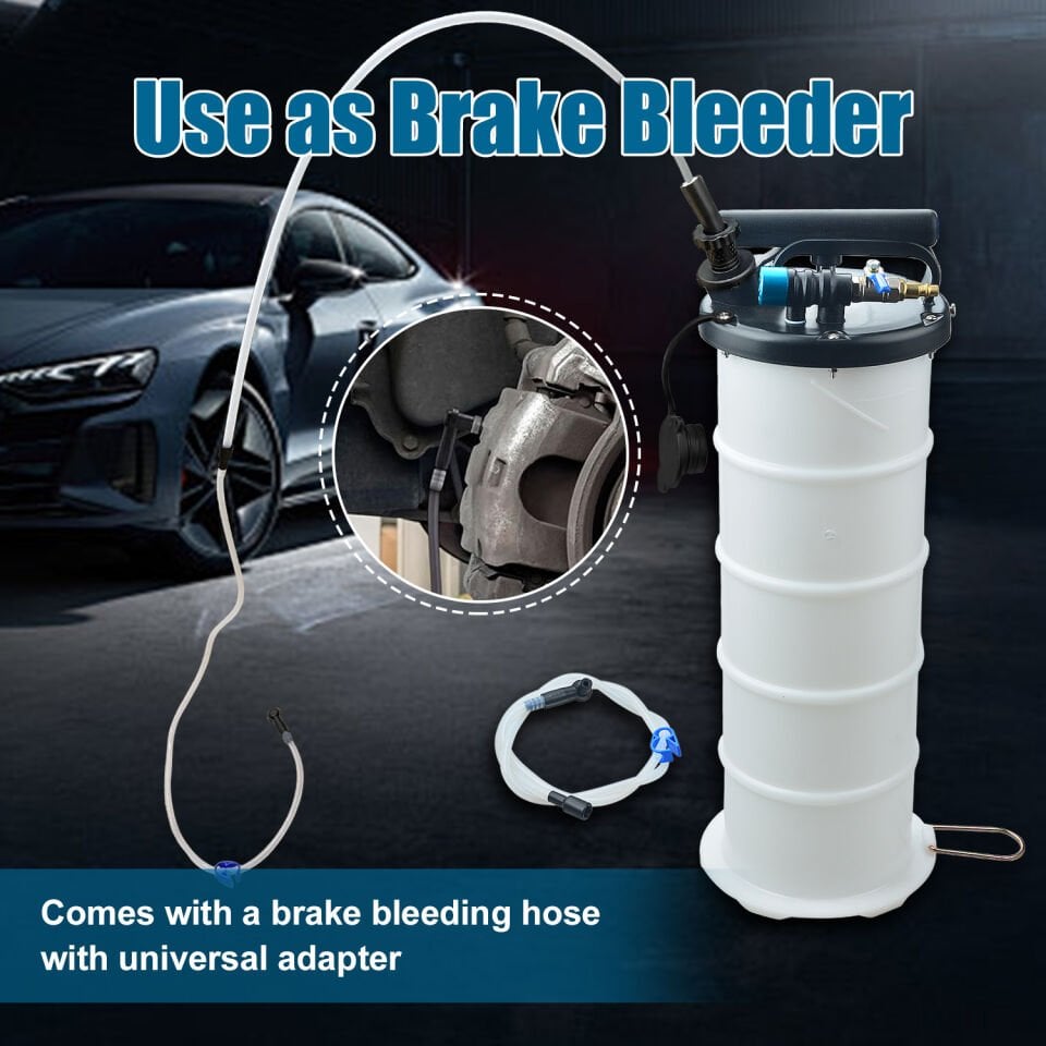 6,5 Litre Havalı/Manuel Karterden Yağ Emme ve Vakumlama Pompası