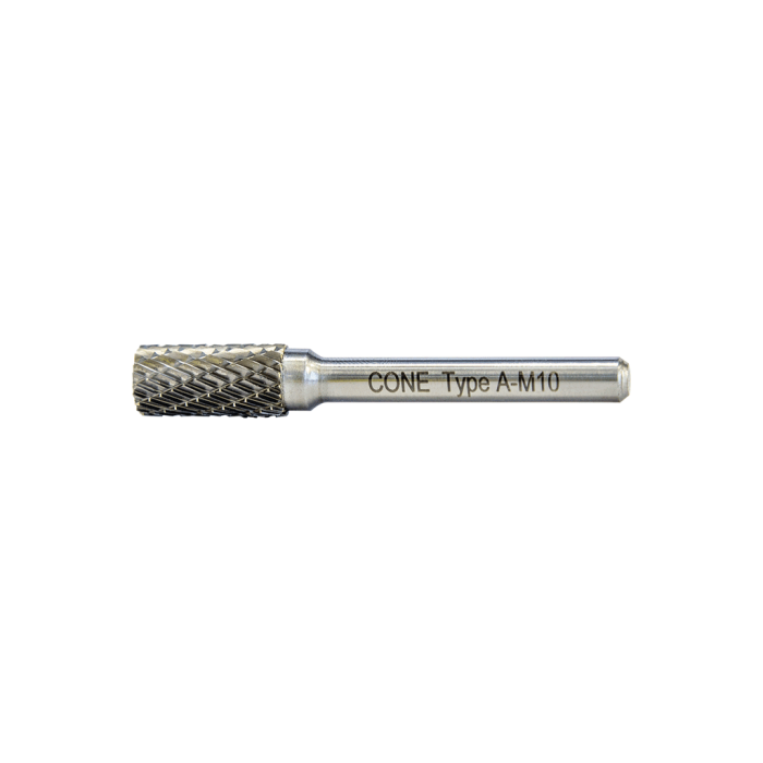 10 - 6 mm  A Tipi 6 mm Saplı Silindir Düz Karbür Kalıpçı Freze CNFA10