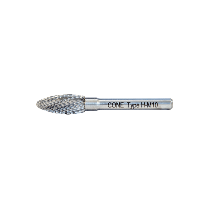 10 - 6 mm H Tipi 6 mm Saplı Kavisli Çam Karbür Kalıpçı Freze CNFH10