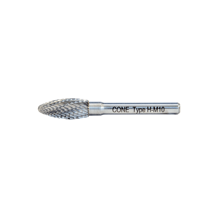 10 - 6 mm H Tipi 6 mm Saplı Kavisli Çam Karbür Kalıpçı Freze CNFH10