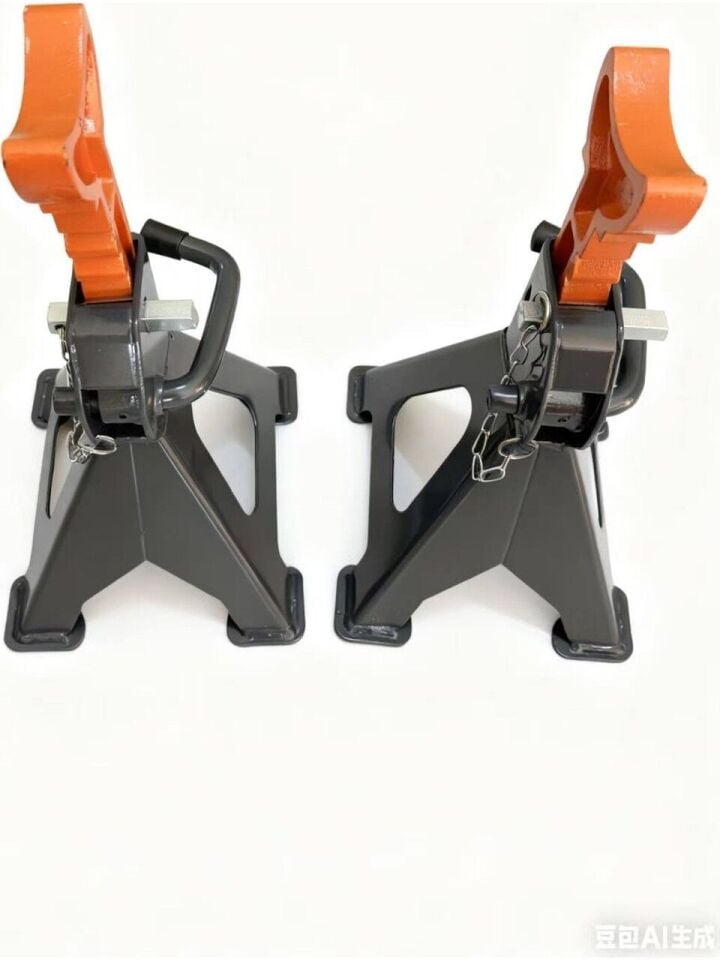 FK Friko 2.5 Ton Timsah Kriko ve 3 Ton Pimli Emniyetli Kriko Standı Araba Sehpası 2 Adet