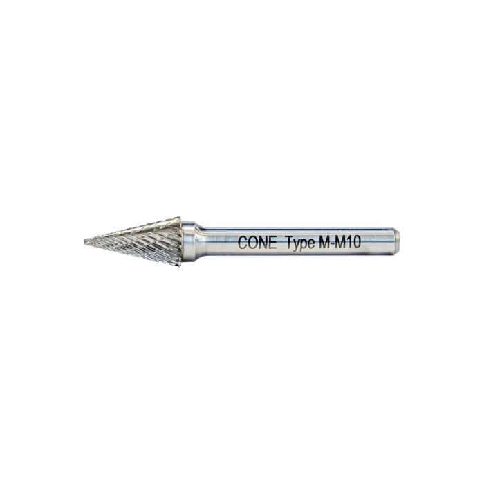 6 - 6 mm M Tipi 6 mm Saplı Konik Sivri Karbür Kalıpçı Freze CNFM06
