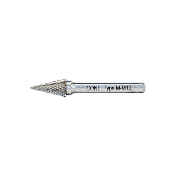 8 - 6 mm M Tipi 6 mm Saplı Konik Sivri Karbür Kalıpçı Freze CNFM08