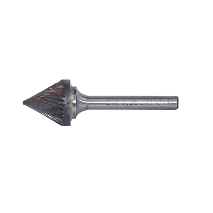 12 - 6 mm J Tipi 60 Derece Konik Karbür Kalıpçı Freze DWFJ12
