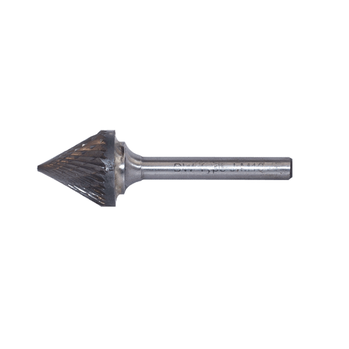 12 - 6 mm J Tipi 60 Derece Konik Karbür Kalıpçı Freze DWFJ12
