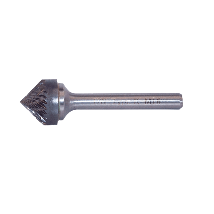 12 - 6 mm K Tipi 90 Derece Konik Karbür Kalıpçı Freze DWFK12