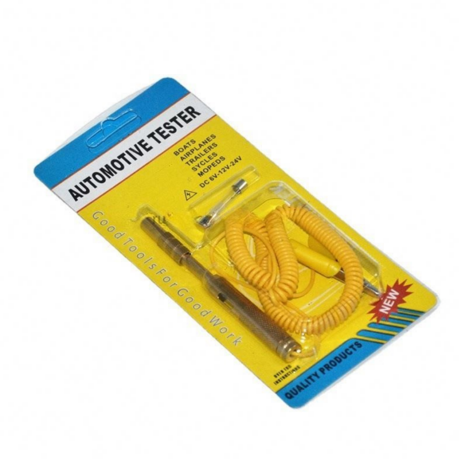 6v - 12v - 24v Oto Tip Kontrol Kalemi (Spiral Kablolu)