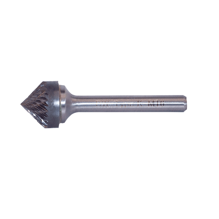 25 - 6 mm K Tipi 90 Derece Konik Karbür Kalıpçı Freze DWFK25