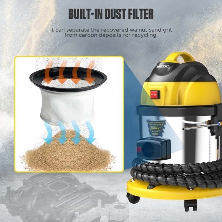 Motor Blok Temizleme Kumlama Makinesi (Ceviz Kabuğu Tozu)
